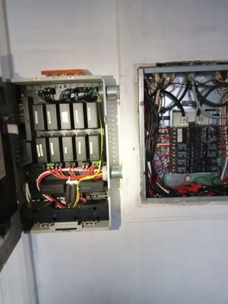 Electrical panel upgrade completed for Indoor Lighting Installation in Bellview